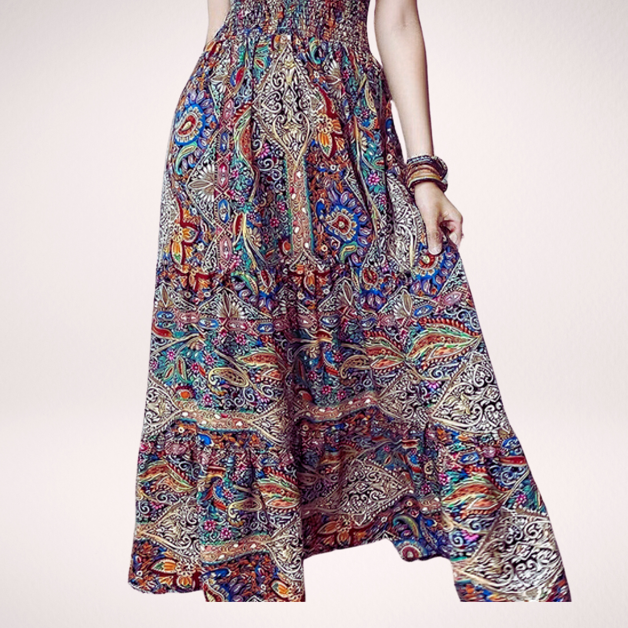 WHIMSICAL PAISLEY SUNDRESS