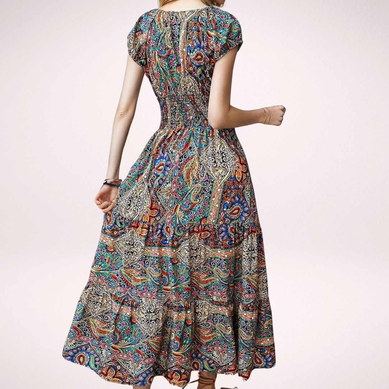 WHIMSICAL PAISLEY SUNDRESS