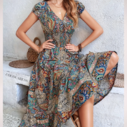 WHIMSICAL PAISLEY SUNDRESS